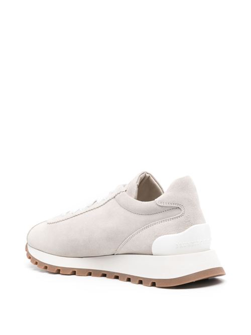 Sneaker in suede BRUNELLO CUCINELLI | MZSFG2110C9593